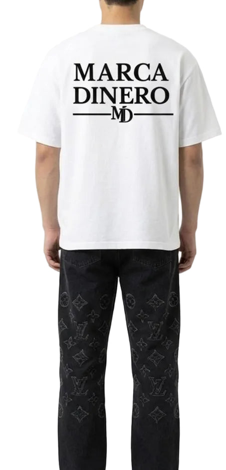 White Marca Dinero shirt